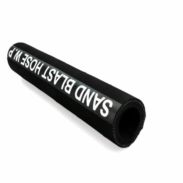 High Abrasion Rubber Sand Blast Hose , Flexbile Sandblasting Hose Wear Resistant