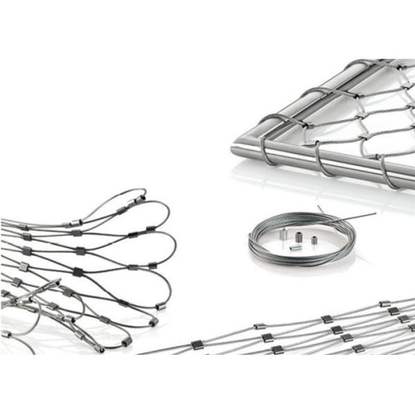 1.5 mm AISI316 Ferruled Cable Webnet for Balustrade and Decorative Mesh Applications