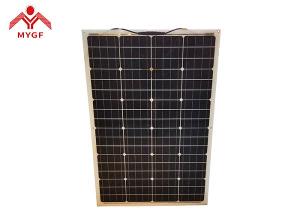 Industrial Household Semi Flexible Solar Panel 100W Optional Size Stable