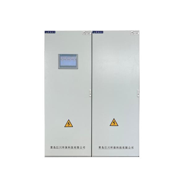 Industrial PLC HMI Control Panels for Raw Water Pumping Station TCP RJ45 Communication