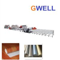 PVC de fatura de couro da máquina do assoalho do PVC que pavimenta a linha de produção
