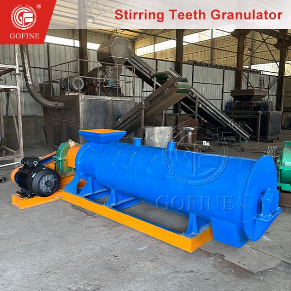 Granulador de fertilizantes orgánicos de 11 kW para estiércol de vacas, cerdos y ovejas