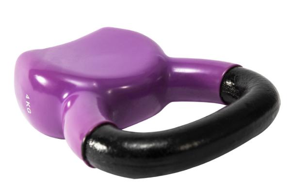 Indoor Vinyl Neoprene Kettlebell Professional Free Weights Exercise Equipment
