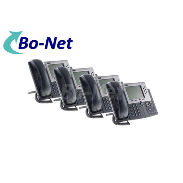 CP 7960G 24 Port POE+ Cisco IP Phone For Wideband Acoustic Echo Cancellation