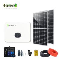 Système de production d'énergie solaire de 1 à 100 kW avec cellules solaires au silicium monocristallin