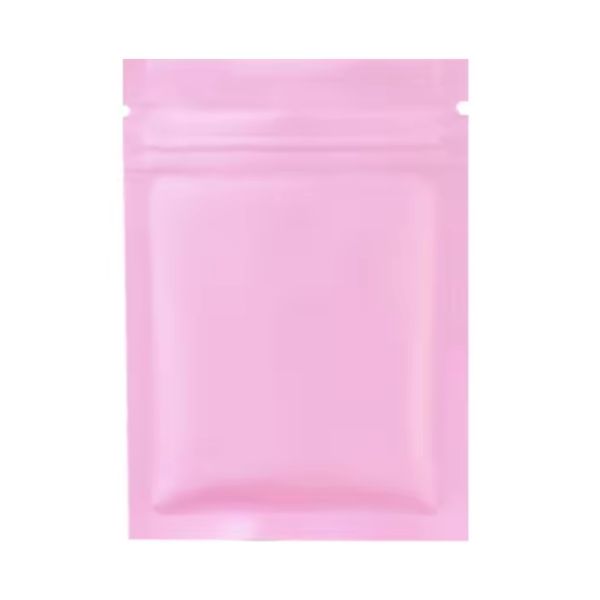 Wholesale Different Color Gravure Printing Zipper Bag Matte Self-Sealing Aluminum Foil Packaging Bag