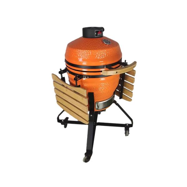 Kamado BBQ 18 Inches Original Outdoor Ceramic Grill Auplex Charcoal Egg Kamado for Outdoor Kitchen