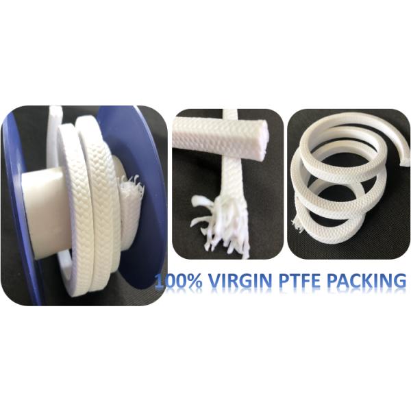 Virgin Braided Petrochemical 8MM Pure PTFE Packing