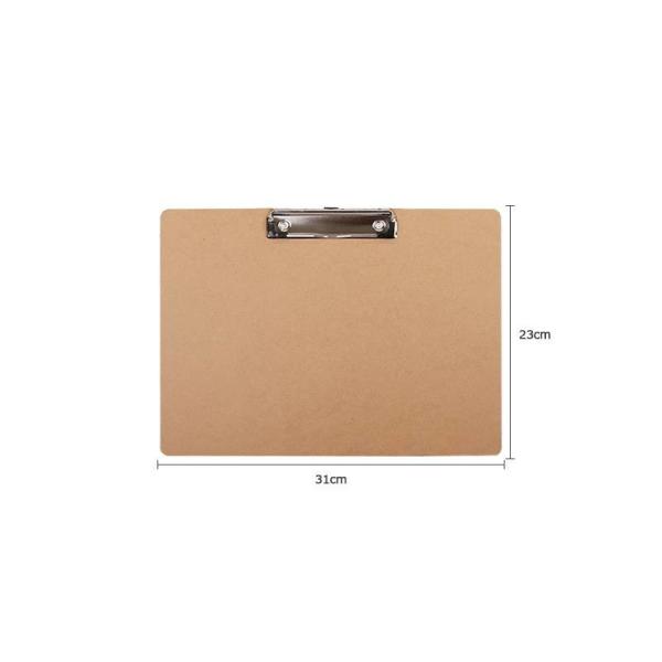 Сверхмощная деревянная медицинская доска сзажимом для бумаги для ухода с держателем ручки