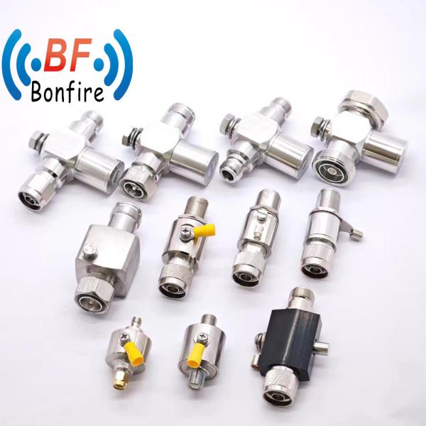 N Female DC-6000MHz Coax Cable Connector Surge Arrester for Lightning Protection