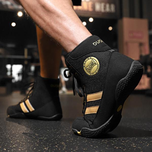 Men Sanda Fighting Training Shoes Professional Fitness Taekwonting Fighting shoes