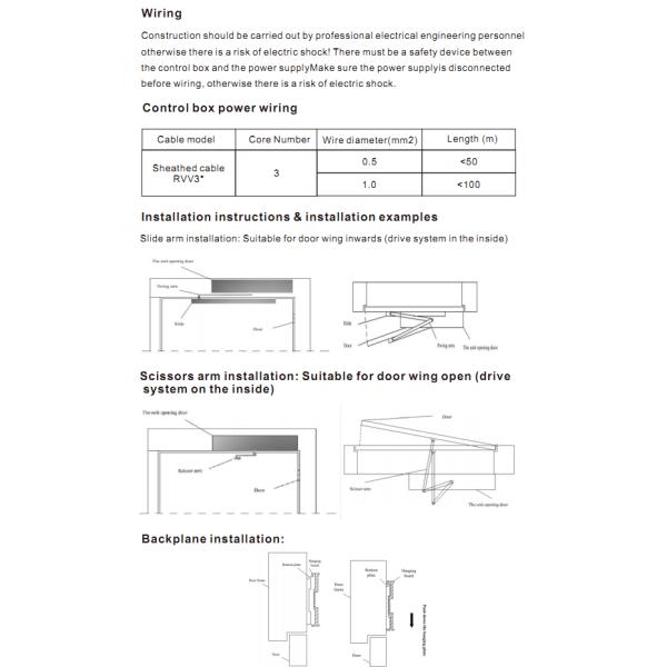 Дверь 40Nm алюминиевого сплава электрическая автоматическая - более близкая