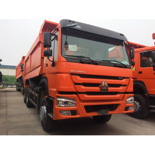 HW76 Cab Heavy Duty Dump Truck For Normal Roads / Tough Roads Transportation