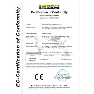 Guangzhou HY Co.ltd Certifications