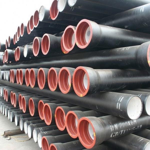 Length 6m Ductile Iron Pipe Full hard Anti corrosion Coated for water pipeline