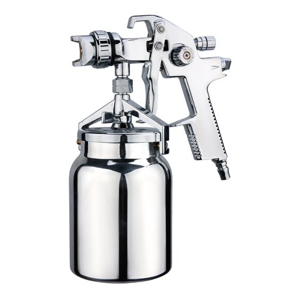 High Volume Low Pressure Spray Paint Gun 1000ml Aluminum Suction Cup S.S Air Cup And Nozzle