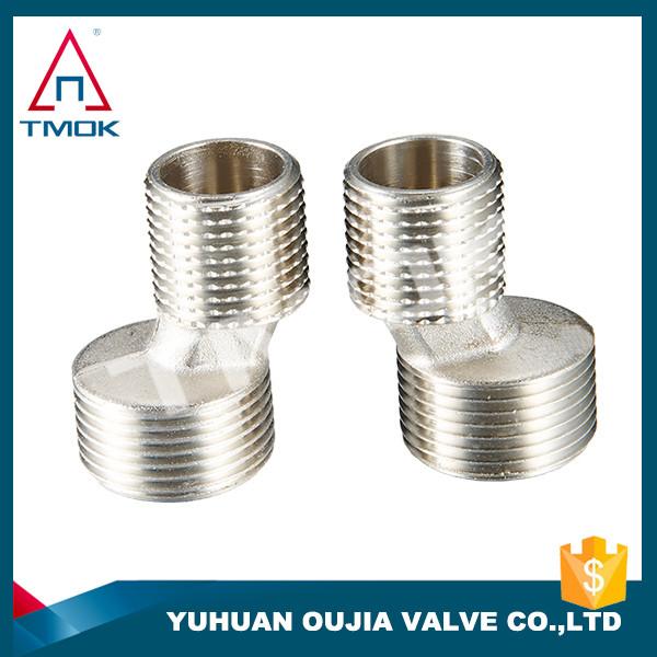1/2 Inch Full Port Forged Nickel Plating Brass Npt Pipe Fittings