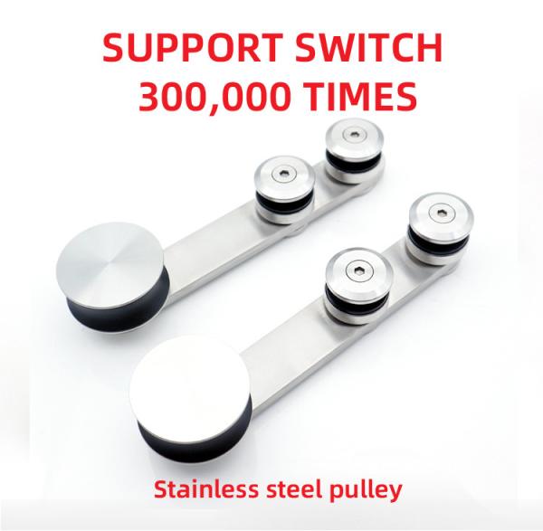 12MM Glass Tray Taky Round Bathroom System Hardware Sliding Glass Door Accessory Shower Room Enclosure Kit