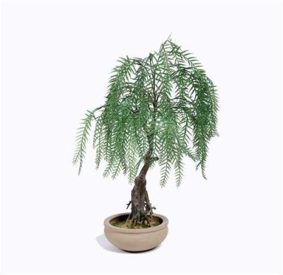 Chorando a resistência UV forte tóxica de Willow Imitation Bonsai Trees Non