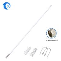 Antena da fibra de vidro do conector fêmea 8dBi LoRaWAN de N