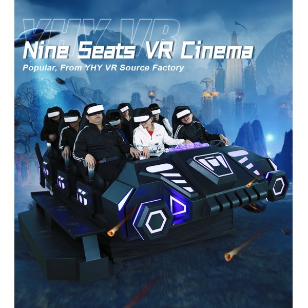 Nuevo sistema de cine VR realidad virtual 9d cine 9 jugadores 9d cine Vr precio para el parque de diversiones