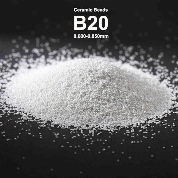 Micro Sphere Ceramic Beads Blasting Media B20 0.600 - 0.850mm B30 0.425 - 0.600mm