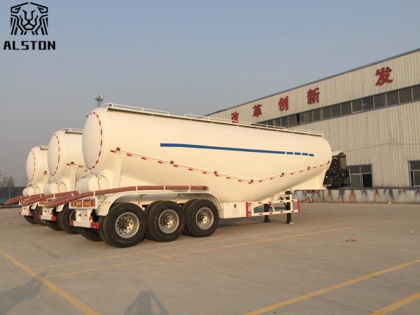 3 Axle Flour Cement Bulk Powder Tanker Trailer 32 50 60 CBM