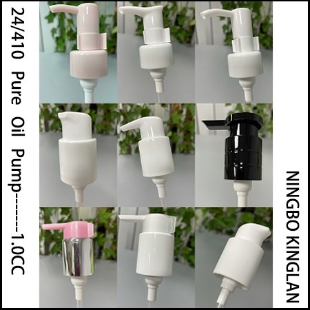 JL-OIL101F 24/410 1.0CC Plastic Bottle Pump With Spring Outside