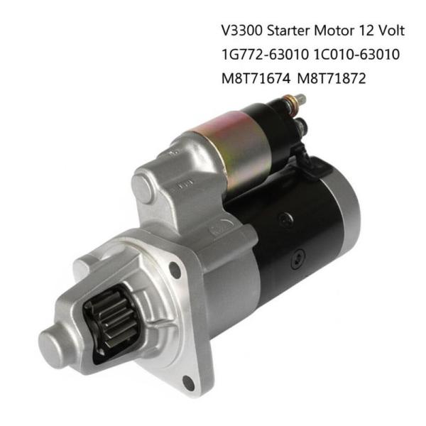 V3300 Starter Motor 12V 2.2KW for Excavator OEM 1G772-63010