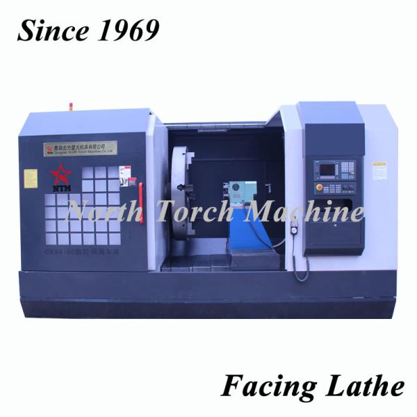 Horizontal Facing In Lathe Machine , Heavy Duty Lathe Machine 8 Positions Turrets