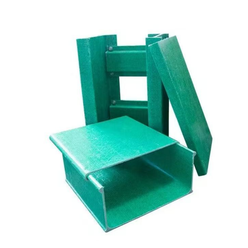 Flame Retardant 400 X 100mm Fibreglass Cable Ladder For Power Station