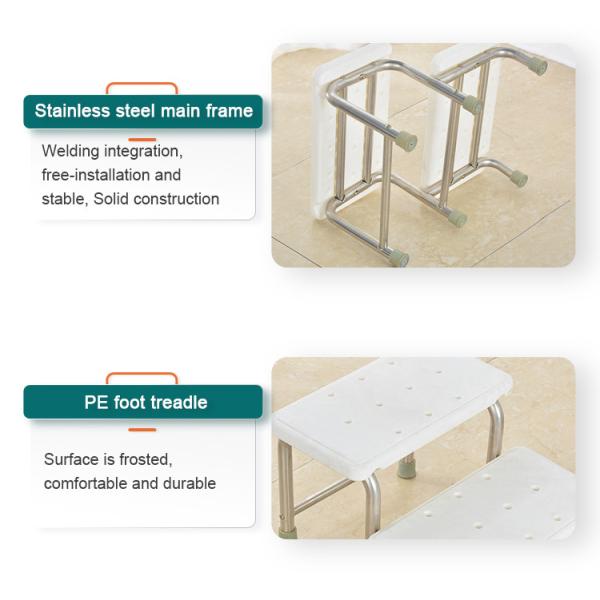Cheap And Strong Aluminum Alloy Foot Step Stool 2 Step