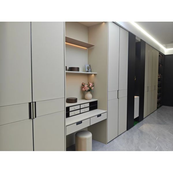 Chipboard Aluminum Frame Contemporary Wardrobe Doors 2.7m Height