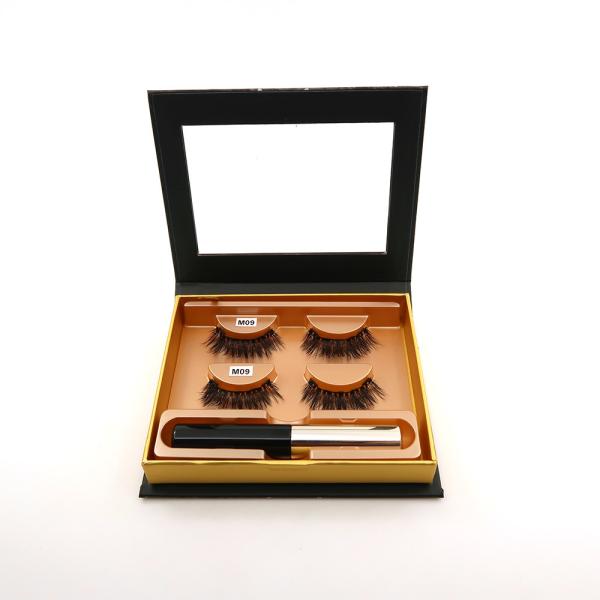 Adhesive 10D Magnetic Eyeliner Eyelash Suit 25mm Korean PBT Fiber