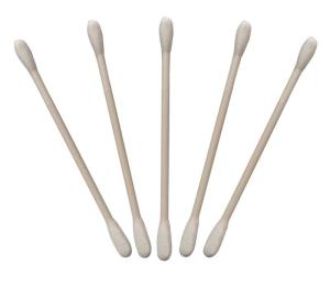 HDD Components Clean Room Cotton Swabs 3 Inch Standard Paper Handle