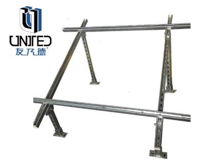 Photovoltaic Bracket Corrosion Resistant Metal Channel Strut For Solar System Installations