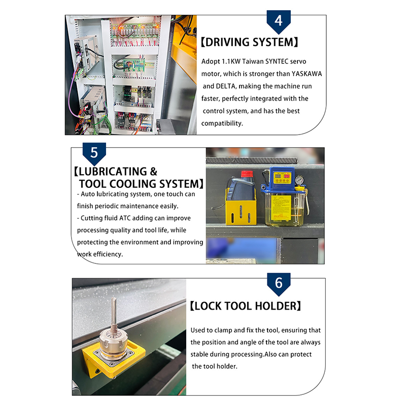 Atc 4 Axis Cnc Router for Mould Furniture Making Cabinet Door Plate Processing