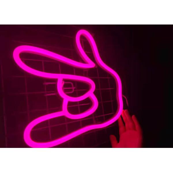 Pink Palm Hazard Free AU Plug 6ft Wire Led Neon Signs