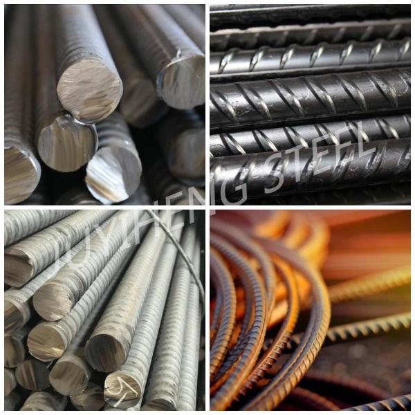 Construction Deformed Steel Rebar HRB400 HRB500 Metal Reinforcement Bar 6mm - 40mm