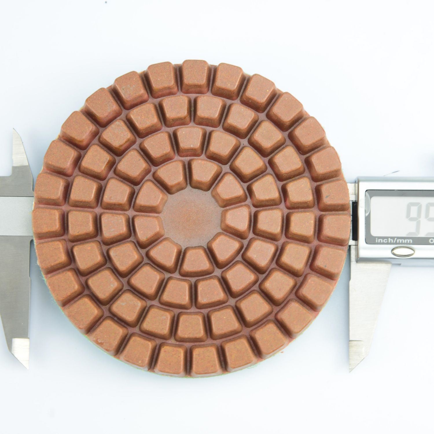 7 Steps Wet Polishing Pad for Concrete Abrasing Round Shape Package Gross Weight 0.740kg