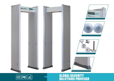 18 Zones metal scanner detector IP55 walk through scanner Anti Interference 