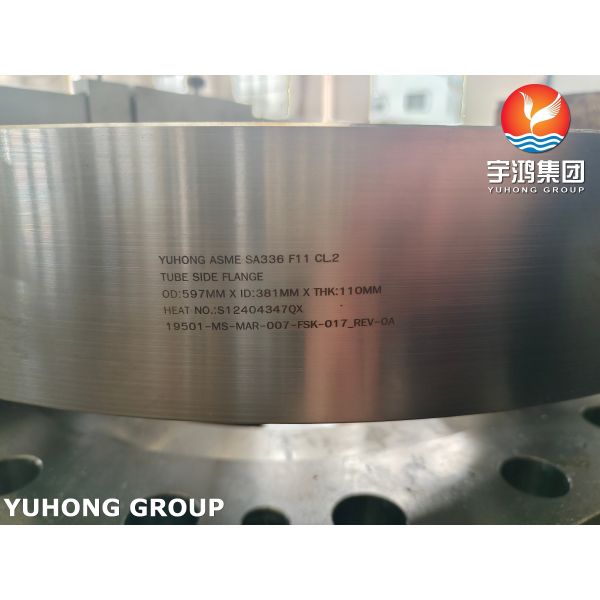 ASME SA336 F11 CL2 Forged Tube Side Flange