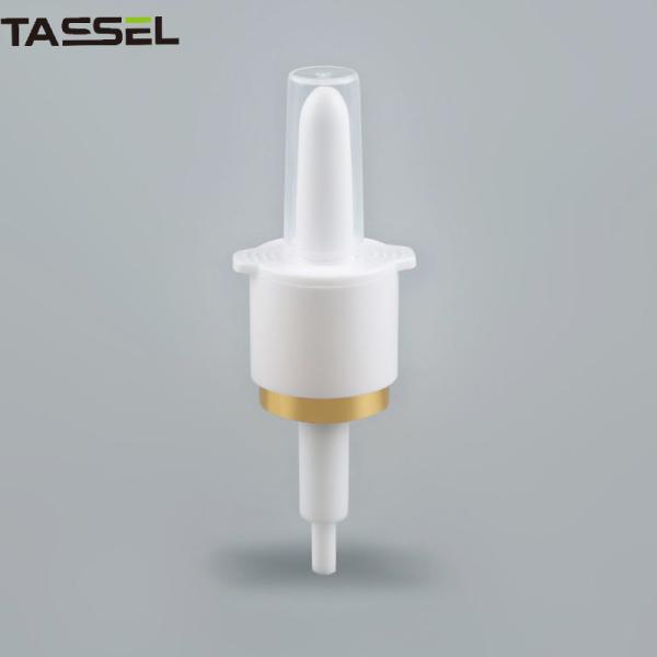 Crimp - On Sealing Nasal Spray Pump Antiseptic Throat Ferrule Neck Type