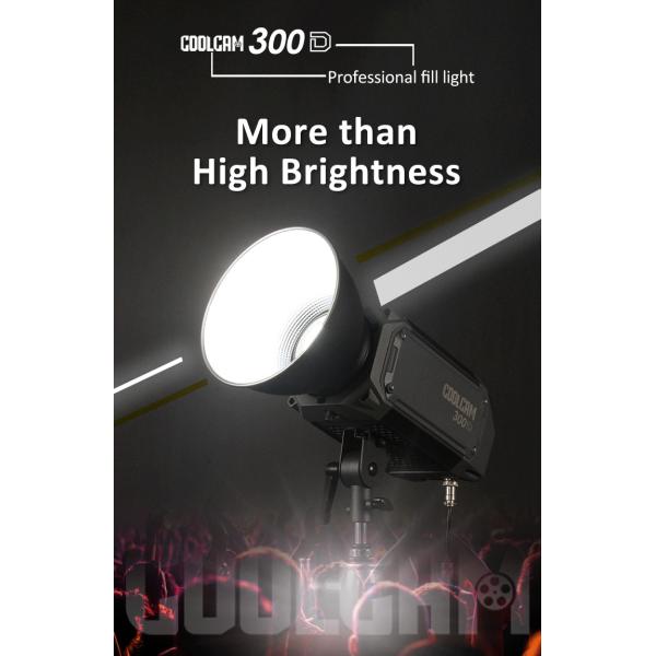 310W Coolcam 300D Fill Light High Brightness For Photography And Short Video