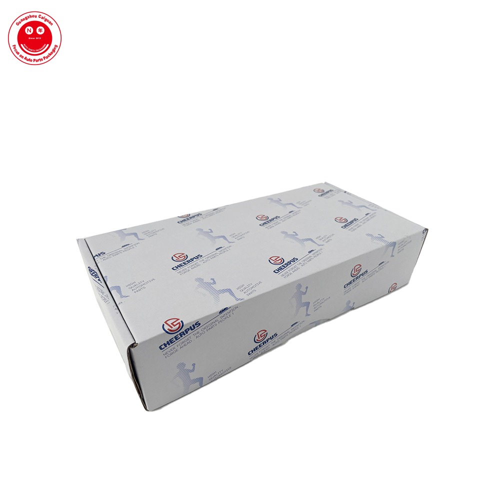 New Original Custom Shipping Packaging Box Corrugated Board with Embossed Matt Lamination Logo Mailbox Packaging