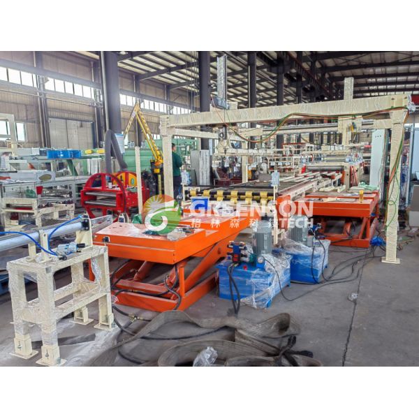Fully Automatic Gypsum Board Laminating Machine with 1300mm Laminate Width Adjustable Speed and 1 Year Warranty