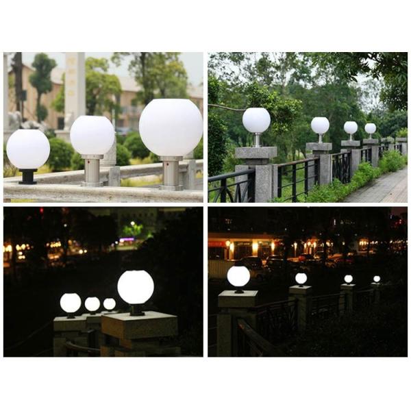 На открытом воздухе водоустойчивые солнечные приведенные в действие света СИД столба улицы загородки тропы бунгало сада лужайки таунхауса