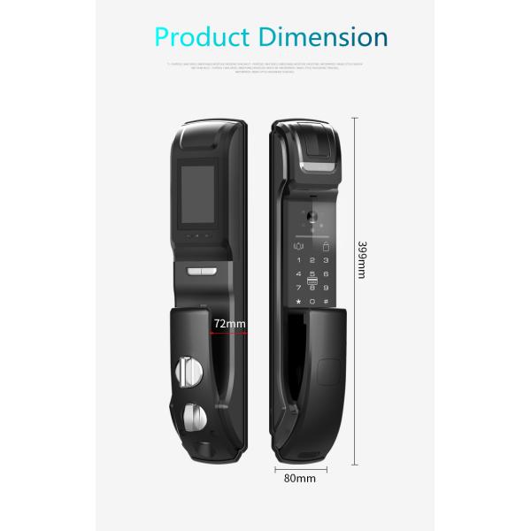 Fingerprint Push Pull Smart Door Lock
