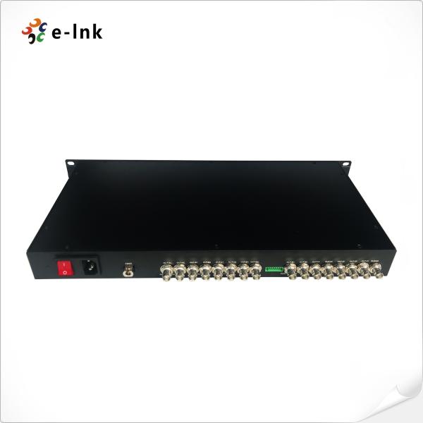 3G-SDI Video Over Fiber Converter 8 Channel With RS485 Data Transmission