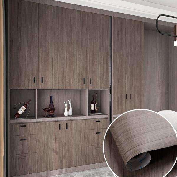 Self-adhesive Wood Wallpaper for Kitchen Cabinet Bedroom Wardrobe Furniture Renovation Vinyl Wood Texture Stickers